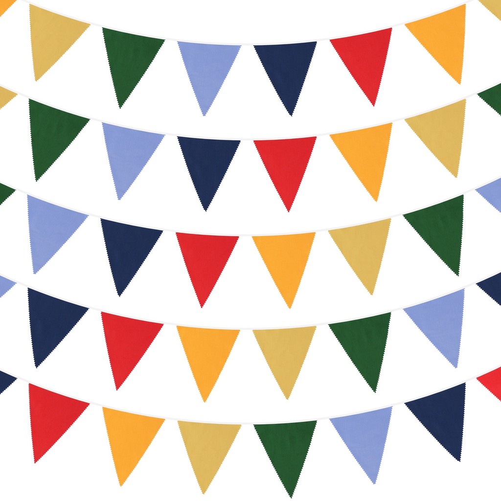 Flâmula de algodão colorido vermelho amarelo azul verde puxar flor puxar bandeira corda bandeira tenda bandeira FY12m