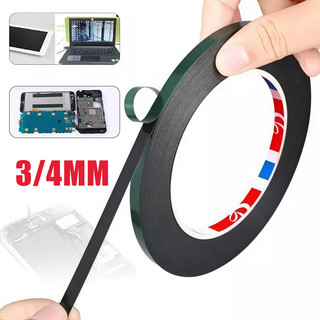 Fita Dupla Face Preta 10m Alta Resistência 3mm 4mm para Fixação e Reparo Tela Celular TV Monitor