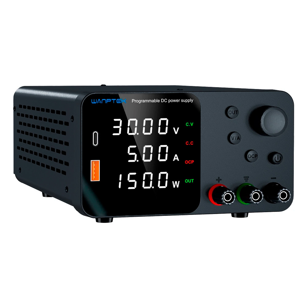 Fonte de Bancada Wanptek TPS305 30V 5A 150W 4 Dígitos