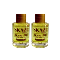 Kit 2 Óleos de Argan 7ml Skazi Cosméticos - Finalizador Capilar com Proteção Térmica