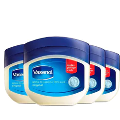 Kit Geleia De Vaselina Original Recuperação Intensiva 100ml - 4 Unidades