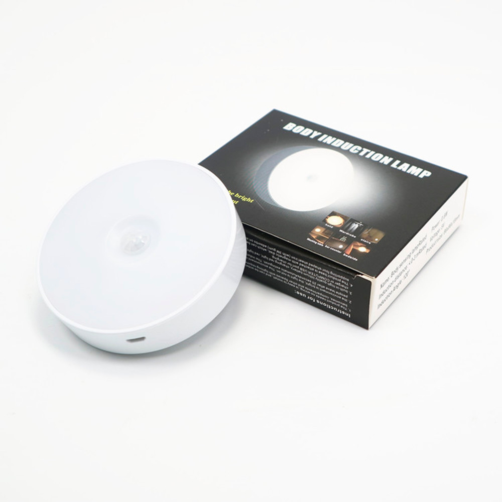 Luminária  Sensor De Presença e Movimento Led Luz Branca Fria e Branco Quente Sem Fio e Recarregável