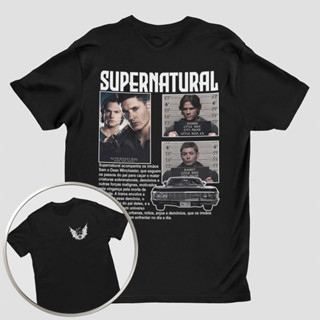 Camiseta Deam Winchester & Sam Supernatural Streetwear Camisa Biografia 30.1Algodão QualidadePremium em Oferta na Shopee