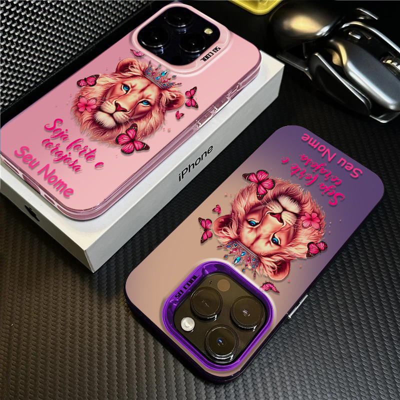 Capinha personalizada Jesus Leão fofo para Xiaomi Redmi Note 13 13C 14C POCO C55