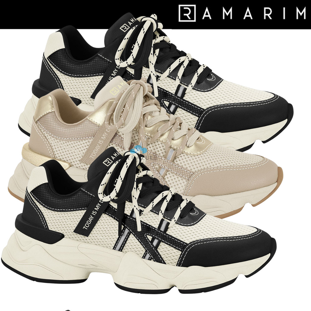Tênis Feminino Ramarim Chunky Plataforma Casual Original Confortável em Oferta na Shopee