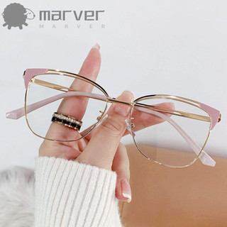 Óculos MARVER Anti-Azul , Proteção Dos Olhos De Metal Quadrado , Clássicos De Ultraleve De Bloqueio Homens Mulheres