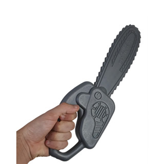 Motosserra de Brinquedo Fantasia Halloween Serra Elétrica Falsa Cinza em Oferta na Shopee