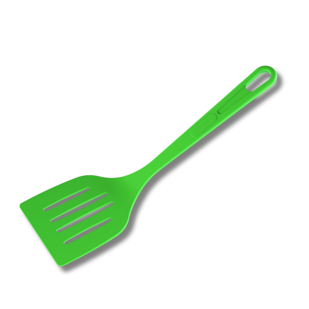 Utensílio de Cozinha Espátula Vazada Smart Verde 100% Nylon Até 180 °C