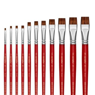 Pincel Chato Curto Orelha De Boi Ref. 421 - Condor em Oferta na Shopee