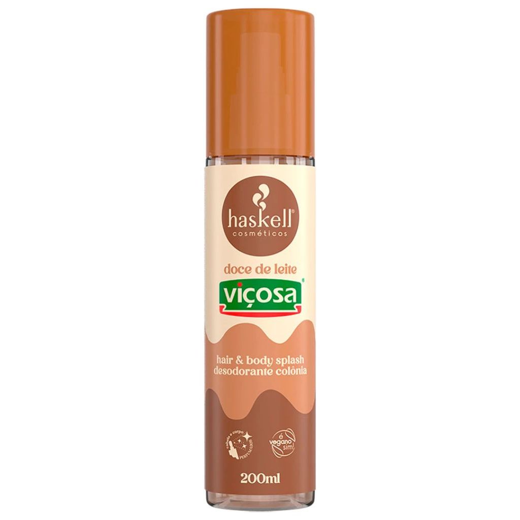Hair & Body Splash Haskell Doce de Leite Viçosa 200ml