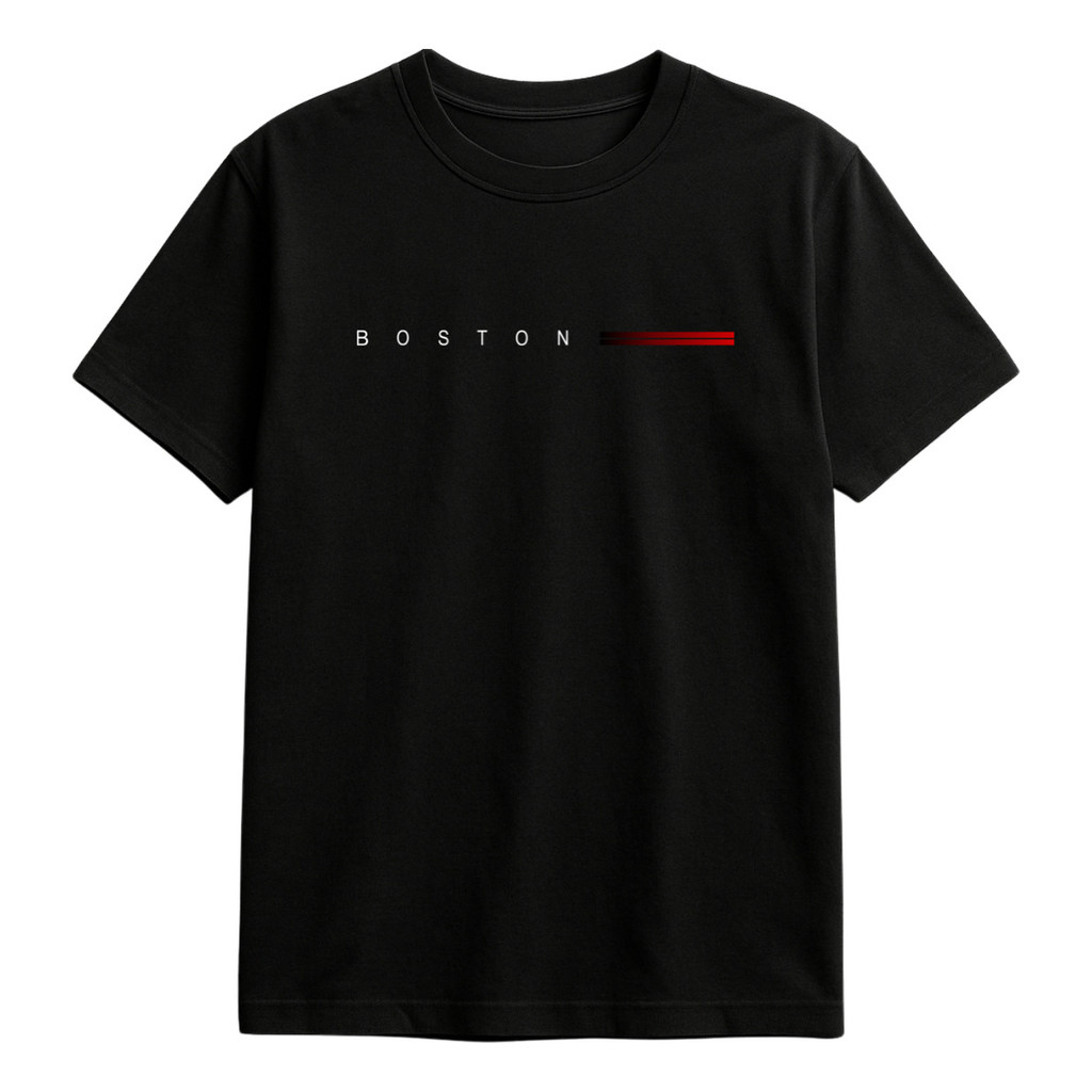 Camiseta Masculina Streetwear Boston Lançamento Em Algodão Premium Envio Rápido