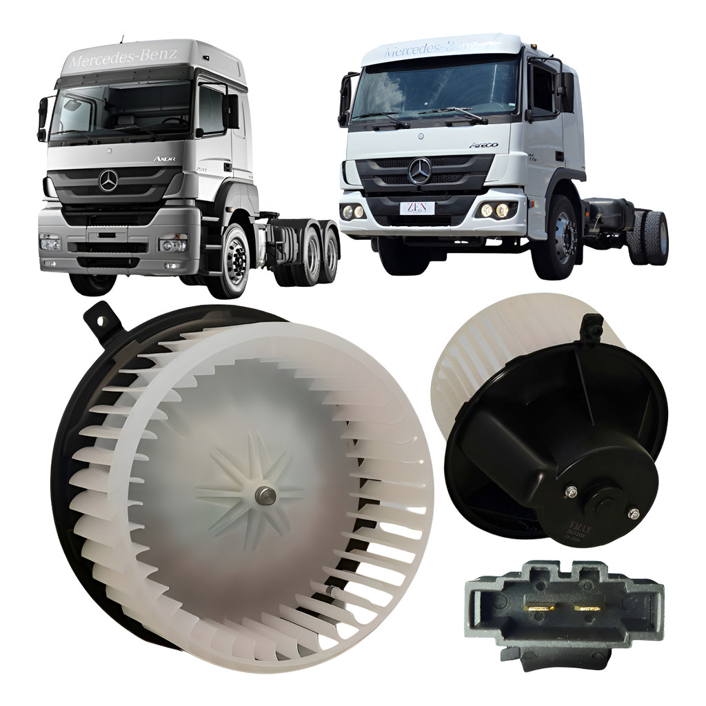 Motor Ventilador Ar Condic Mercedes Axor Atego 1999 A 2020