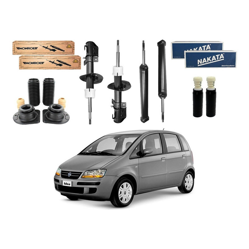 Kit Amortecedor Dianteiro Traseiro Idea 1.4 2006 A 2011 em Oferta na Shopee