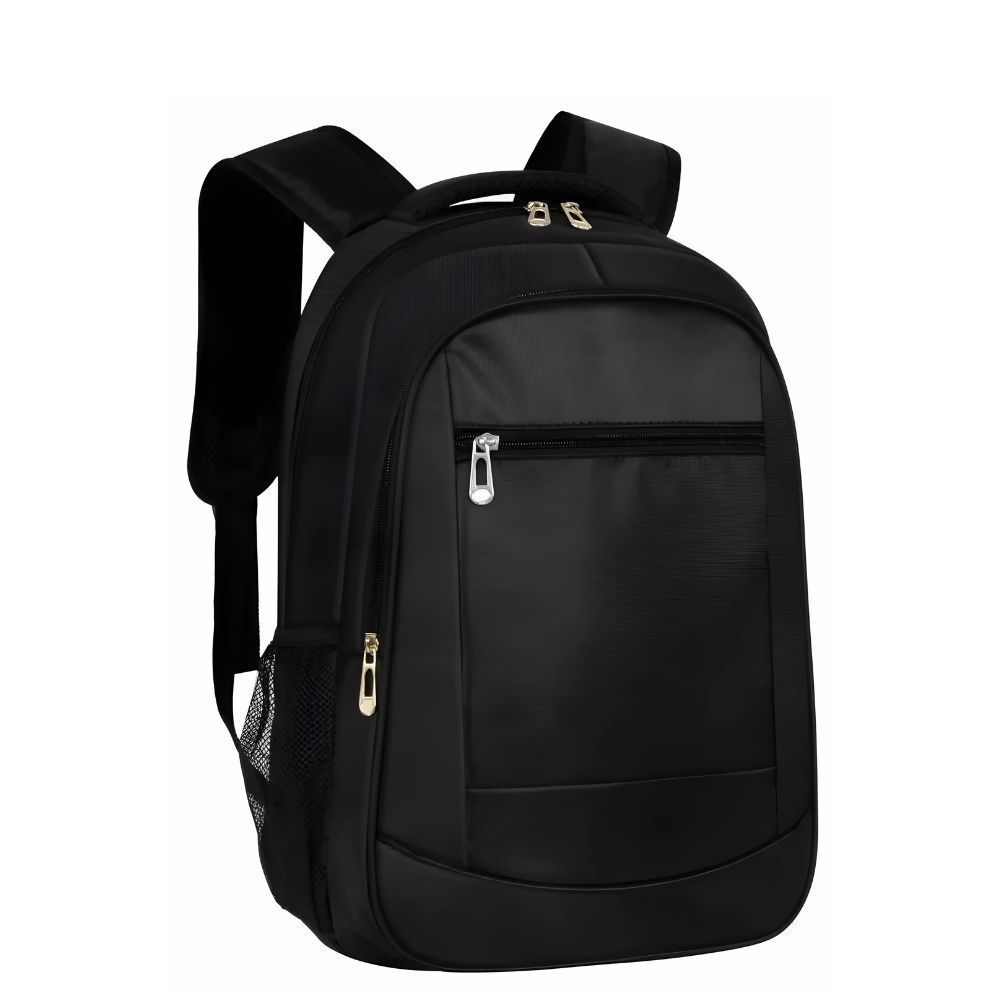 Mochila Grande Masculina Feminina Executiva Impermeável Reforçada com Bolso para Notebook - Preto