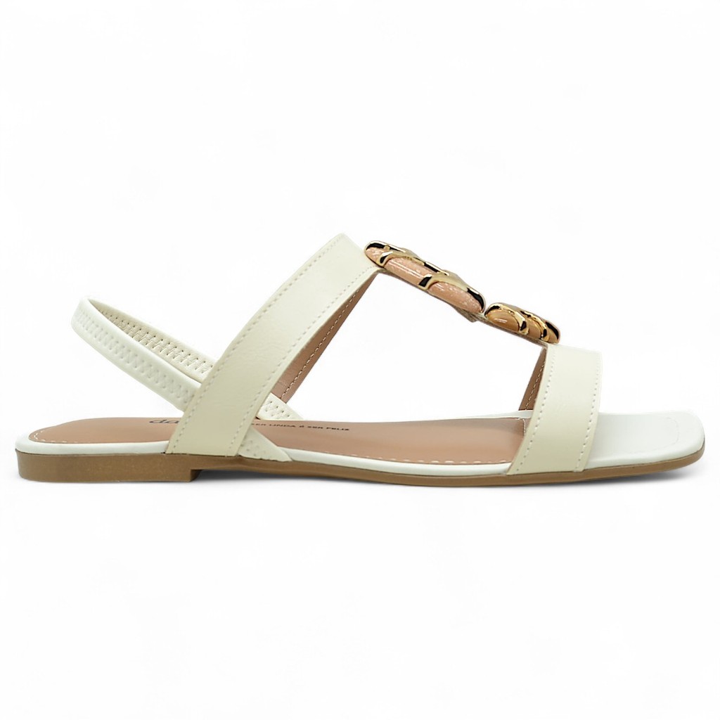 Sandalia Dakota Rasteira Conforto Feminina Pedraria Macia Original em Oferta na Shopee