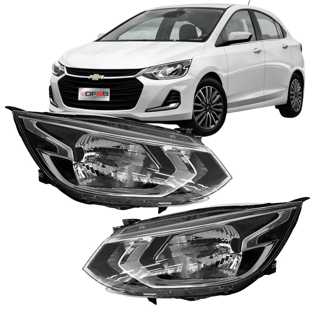 Par Farol Dianteiro Onix  Onix Plus LT LTZ 2020 a 2025