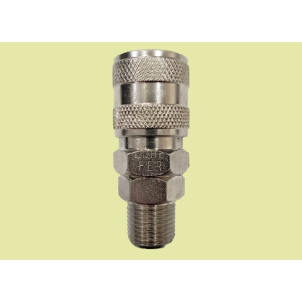 Engate Rápido Com Esfera 1/2" Rosca Macho 1/2" Npt - Lub-2030 Lubefer