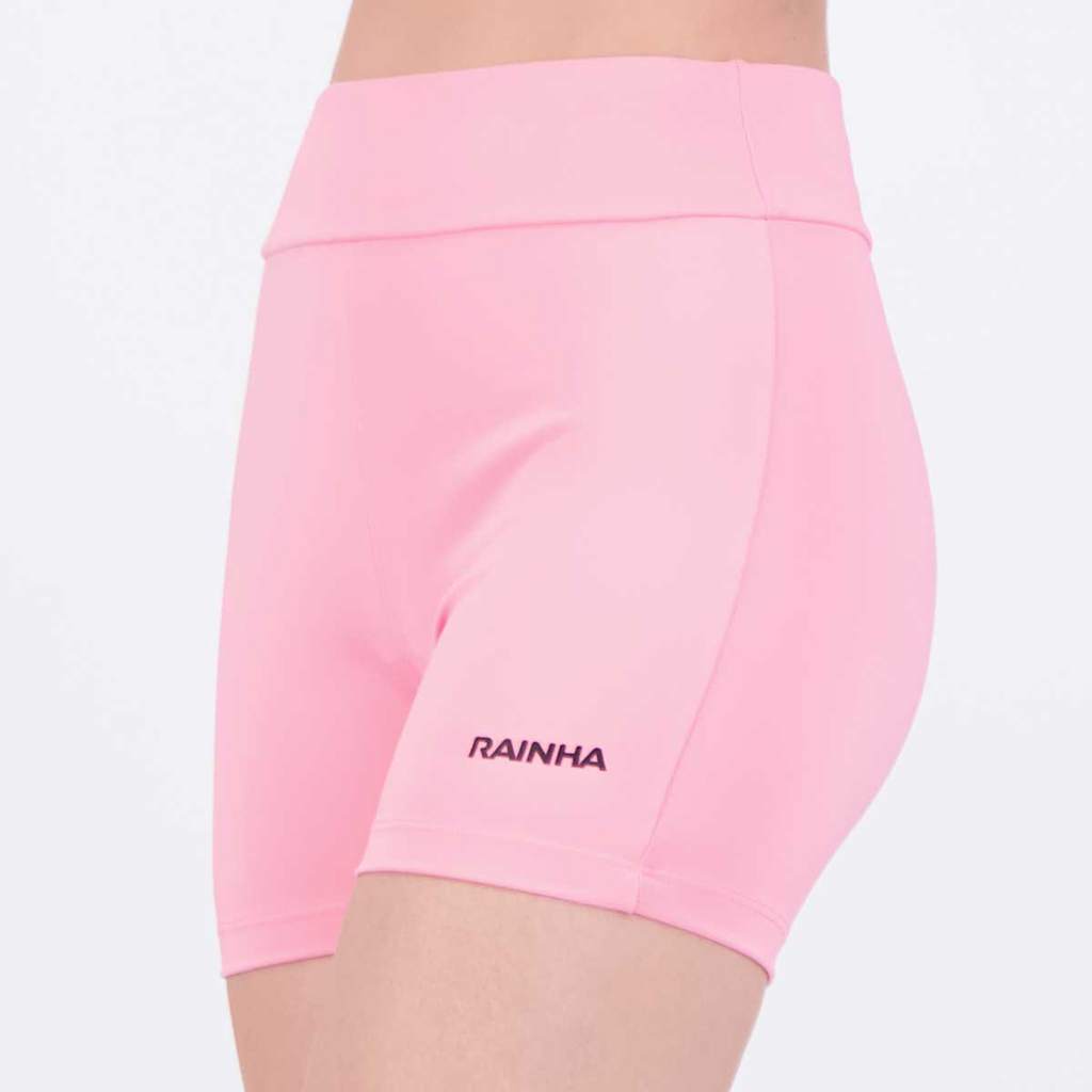 Bermuda Rainha Classic Curta Feminina Rosa em Oferta na Shopee