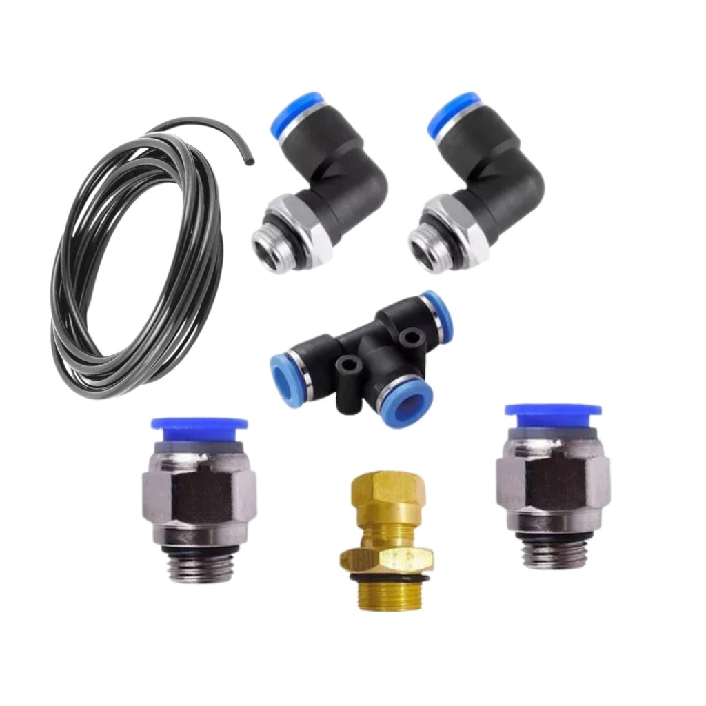 KIT INSTALAÇÃO CONEXÕES + TUBO PARA BUZINA MARÍTIMA 12MM 1/2 em Oferta na Shopee