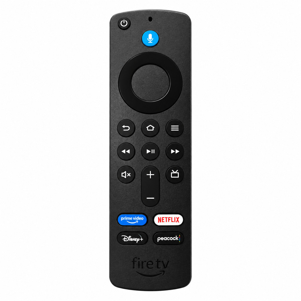 Controle Remoto Compatível Amazon Fire TV Stick 4K Select Com Alexa