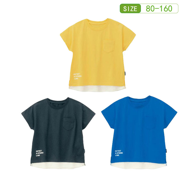 Comércio exterior roupas infantis meninos de manga curta camiseta puro algodão crianças verão médio grande crianças topo