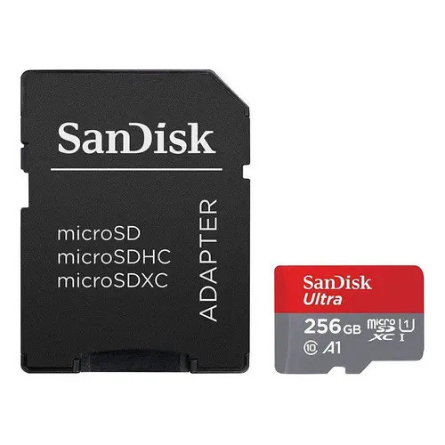 Cartão De Memória Micro Sd Sandisk Ultra 256gb