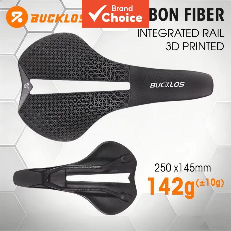Selim de Bicicleta BUCKLOS Carbono 3D Ultraleve Confortável para Estrada/MTB/Gravel, Peças de Ciclismo