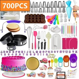 KIT 700/200pcs Decoração de Bico de Aço Inoxidável para Bolo-para Decorar Bolos,Cupcakes e Cookies,Presente para Confei