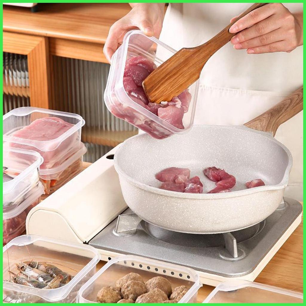 Organizador De Geladeira Empilhável , Recipiente Transparente , Armazenamento , Caixa De Alimentos Para Frutas , Vegetai