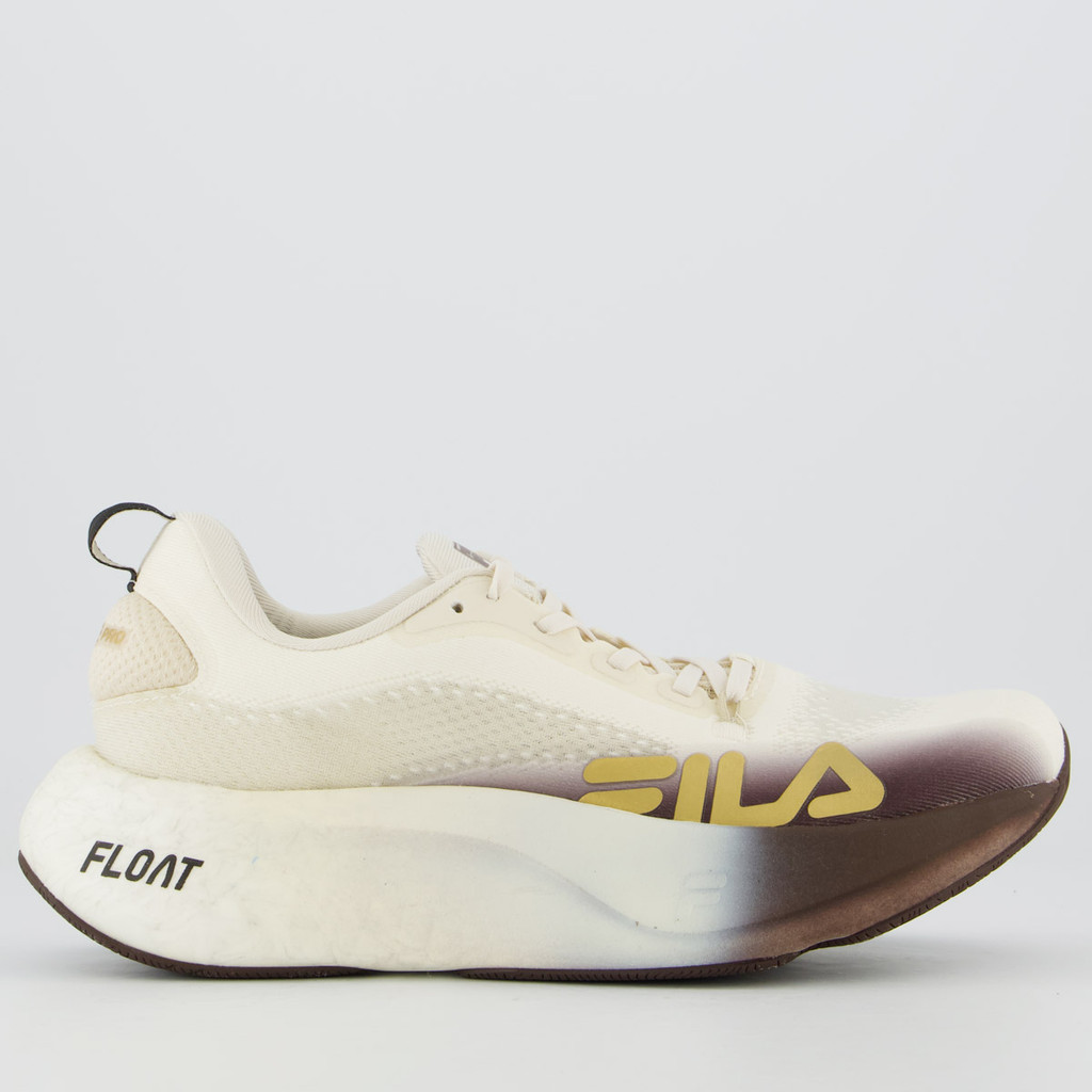 Tenis Fila Float Maxxi 2 Pro Off-White e Marrom