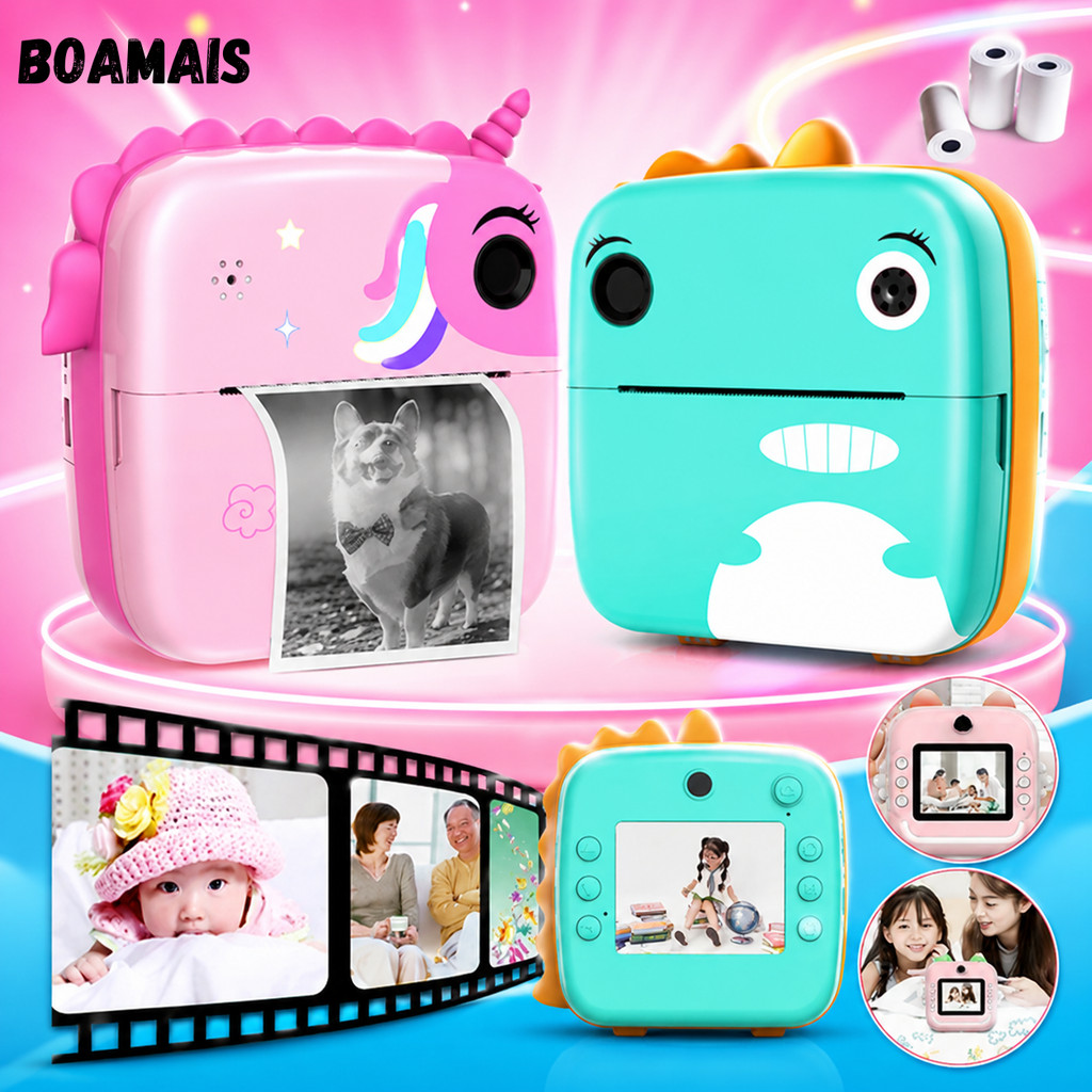 Câmera Digital Infantil Recarregável - Mini Câmera para Fotos e Vídeos, Presente Ideal para Crianças