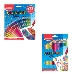 Lápis de Cor Maped 36/72 Cores Color'Peps Star-MAPED