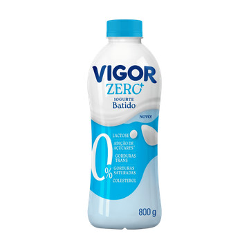 Vigor Iogurte Desnatado Batido Zero Lactose Garrafa 800g