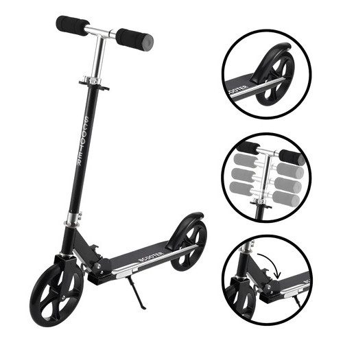 Patinete Scooter Dobrável Ajustável Criança Adulto Até 100kg