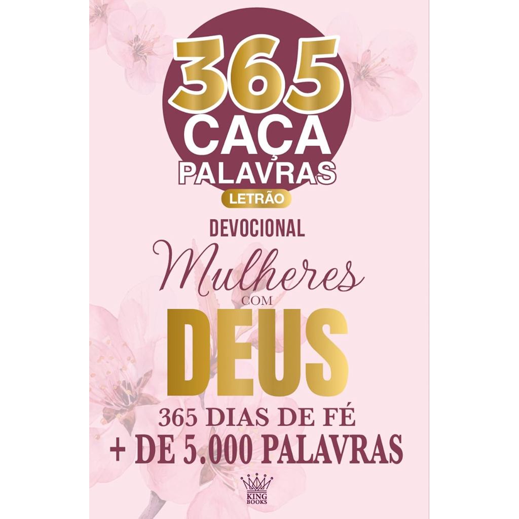 365 Caça-Palavras Letrão + de 5000 Palavras | Almanaque Passatempos Sabe-Tudo | Devocional Mulheres com Deus