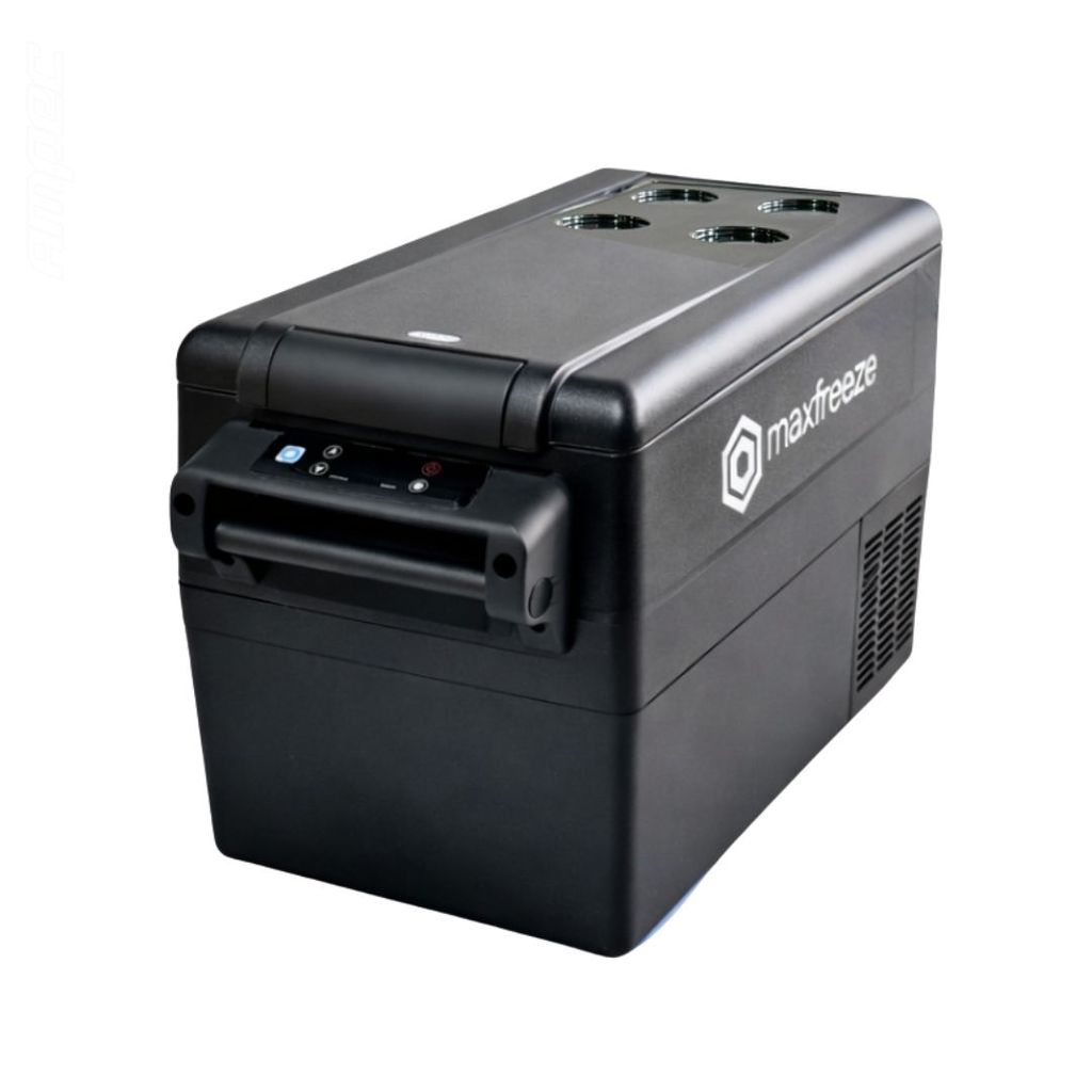 Geladeira Portátil Preta 45 Litros Freezer 12v/24v 110v/220v Mini Geladeira Caminhão Ônibus Carro Bluetooth Maxfreeze