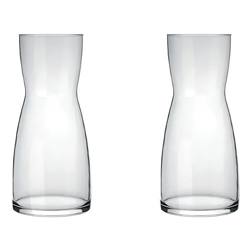 Kit 2 Jarras Decanter Vidro 500ml Nadir Figueredo Água Suco Vinho - Transparente