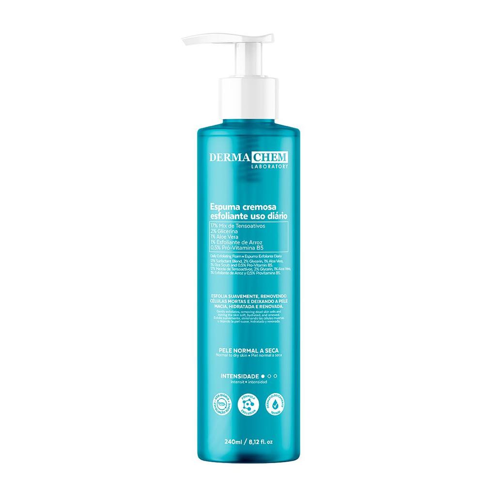 Espuma Cremosa Esfoliante a Uso Diário 240ml - Dermachem
