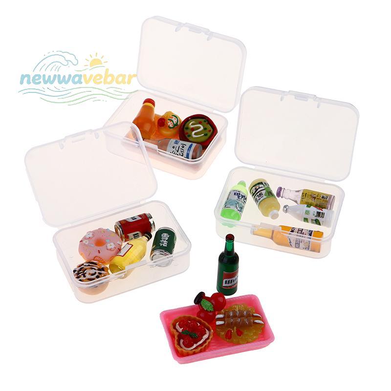 [HENGHOME] 5 Unidades 1 : 12 Casa De Bonecas Mini Garrafa De Bebida Comida Sobremesa Prato Fingir Brincar Brinquedo De C