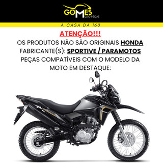 Carenagem Nxr Bros 160 2022 / 2024 Asa Tanque Frente Frontal Bananinha Aranha Painel Tampa Lateral