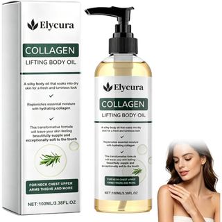 Óleo corporal de colágeno para lifting, usado para firmar, modelar e hidratar, óleo de massagem nutritivo e hidratante, 