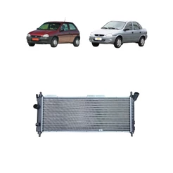 RADIADOR CORSA HATCH SEDAN TIGRA 1.6 COM AR 1994 1995 1996 1997 1998 1999 2000 2001 2002