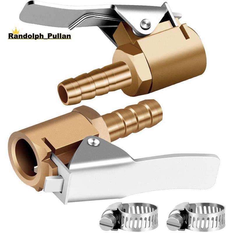 [Concessional H] Bloqueio De Inflador De Pneus De Latão De 1/4 Polegadas No Mandril De Ar , Mini Compressor , Extremidad