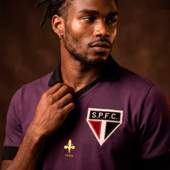 Camisa São Paulo Retrô Firenze 1964 - Linha Ouro Masculina