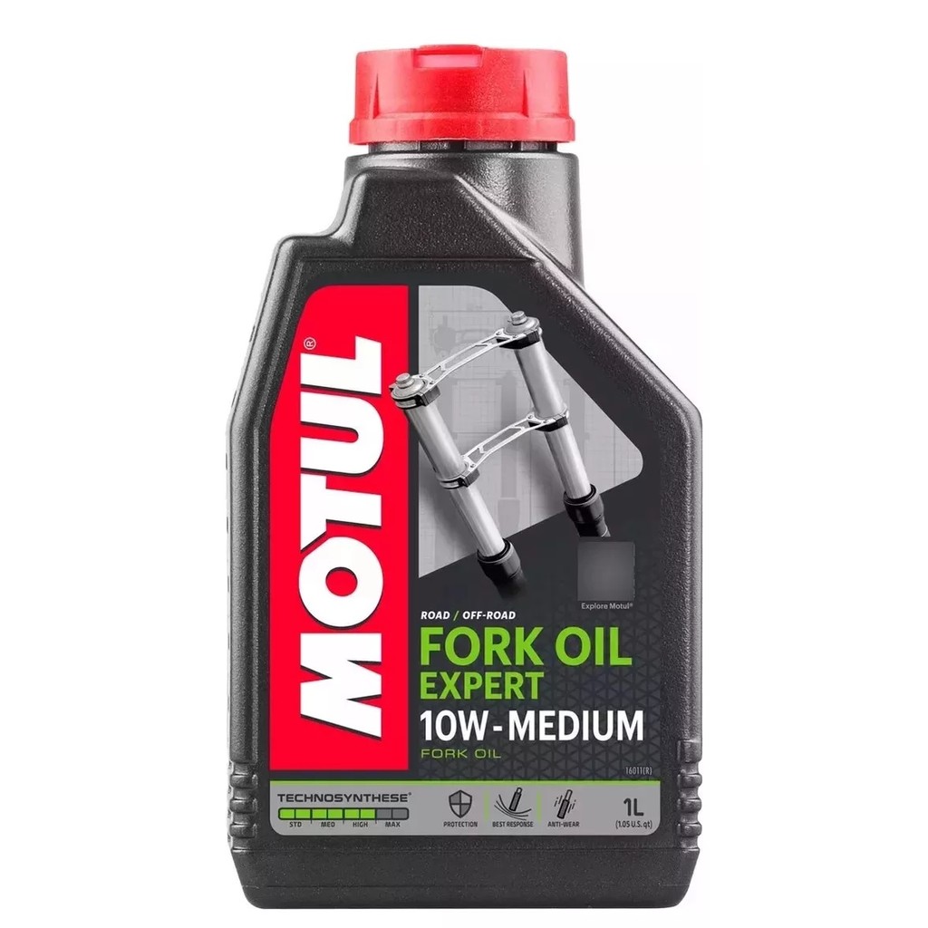 ÓLEO MOTUL FLUIDO DE SUSPENSÃO FORK OIL SINTÉTICO EXPERT MEDIUM 10W 1L