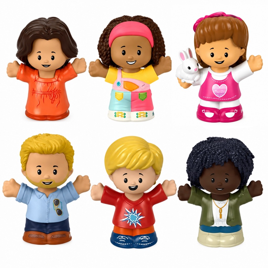 Mini Figura Boneco/Boneca Little People Fisher Price Mattel