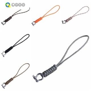 Chaveiro LGOO Paracord , De Corda De Guarda-Chuva De Corrente Anti-Perda Com Fivela De Arco D Pulso Paraquedas