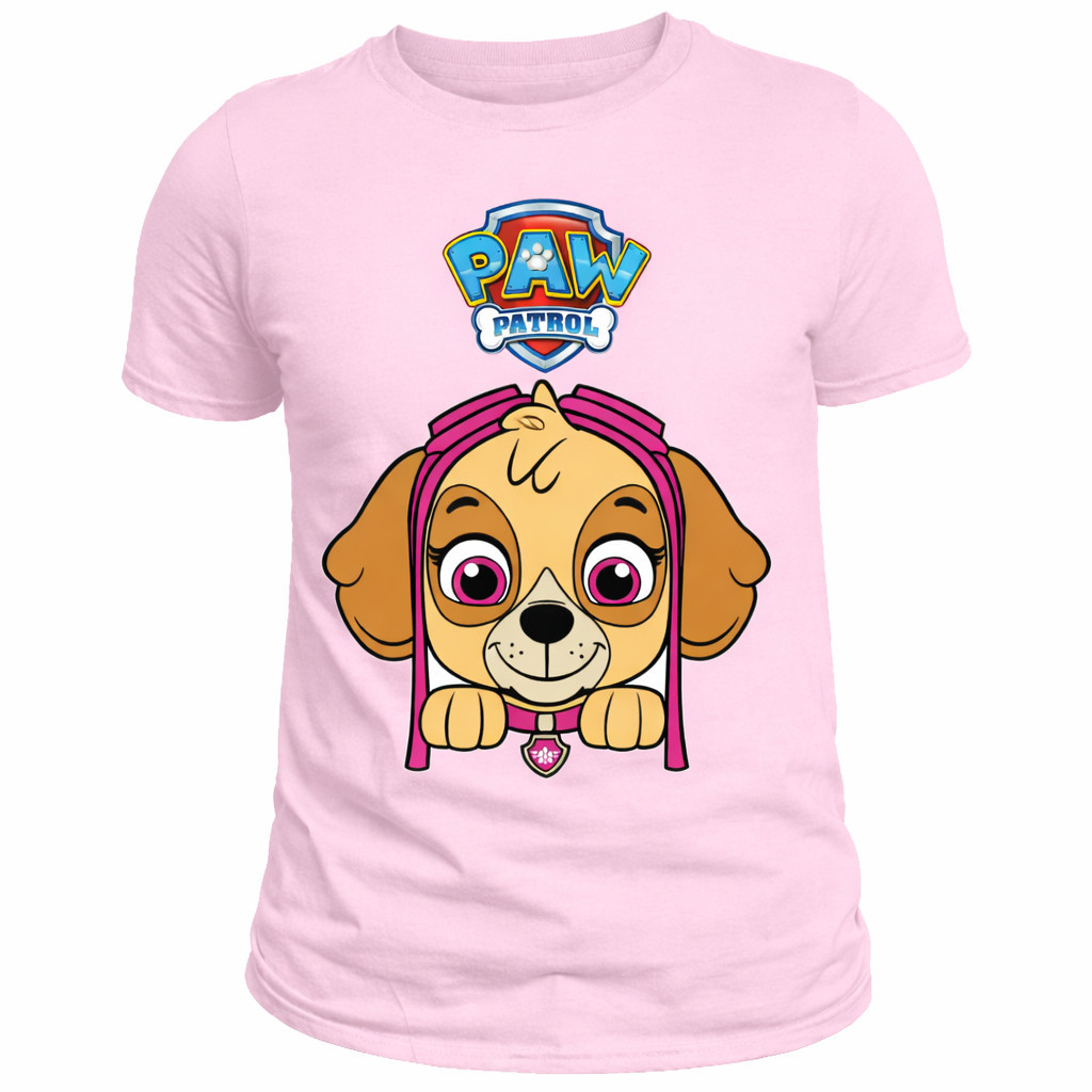 Camisa Infantil Patrulha Canina Camiseta Unissex Desenhos 100% Algodão Oferta