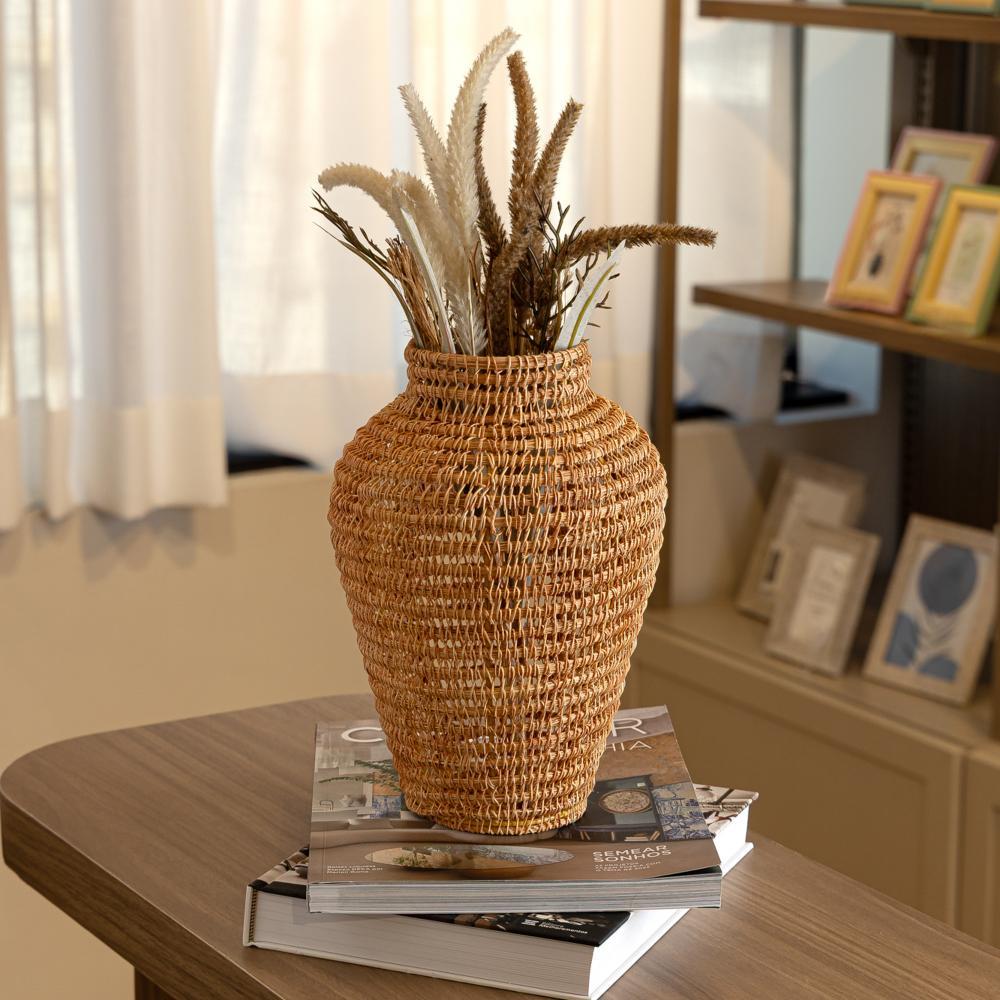 Vaso Decorativo Fibralife 10cm Fibra Natural · foto 2