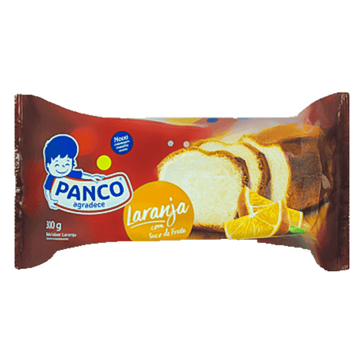 Panco Bolo de Laranja com Suco de Fruta Pacote 300g